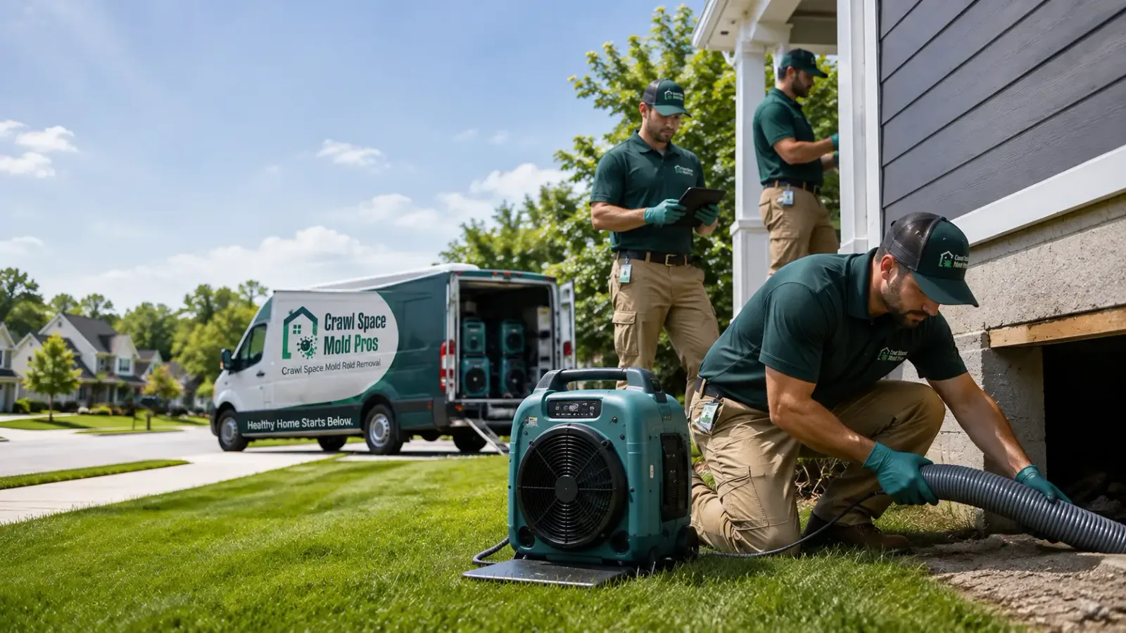 Crawl Space Mold Removal in Lewis, IA